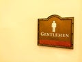 Men restroom gentlemen public bathroom sign pictogram male figure