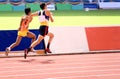 Men's 100 Meters for Blind Persons Royalty Free Stock Photo