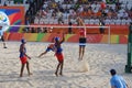 Men's beach volleyball competition in Rio2016