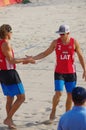 Men's beach volleyball competition in Rio2016