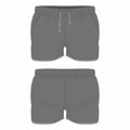 Men`s black sport shorts Royalty Free Stock Photo