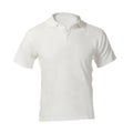 Men's Blank White Polo Shirt Template Royalty Free Stock Photo