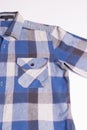 Men's check shirt fashion