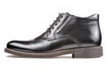 Men's Classic Black Leather Shoe Royalty Free Stock Photo