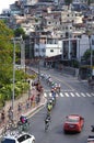 Men`s cycling road race on of Rio2016 Royalty Free Stock Photo