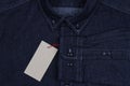 Men's denim shirt Royalty Free Stock Photo