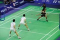 Men's doubles,Badminton asia championships 2011 Royalty Free Stock Photo