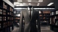 Men s dummy in a suit in a clothing shop