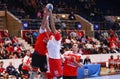 MEN'S EHF CUP DINAMO BUCHAREST - FRAIKIN BM. GRANOLLERS Royalty Free Stock Photo