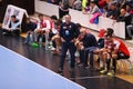 MEN'S EHF CUP DINAMO BUCHAREST - FRAIKIN BM. GRANOLLERS Royalty Free Stock Photo