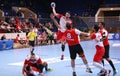 MEN'S EHF CUP DINAMO BUCHAREST - FRAIKIN BM. GRANOLLERS Royalty Free Stock Photo