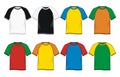 T-shirt Raglan Sleeve Templates