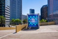 Men`s Final Four Sign in Downtown New Orleans Royalty Free Stock Photo