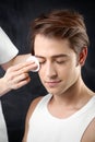 Men's grooming, skin cleansing facial