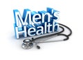 Men's Health text, medicine