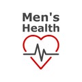 Men`s Health text, Men`s Health logo or icon