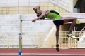 Men's High Jump Action