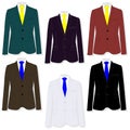 Men`s jacket. Ceremonial men`s suit, tuxedo. Royalty Free Stock Photo