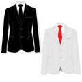 Men`s jacket. Ceremonial men`s suit, tuxedo. Royalty Free Stock Photo