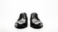 Black Oxford Shoes Isolated On White Background Royalty Free Stock Photo