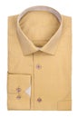 Men's light ocher shirt