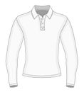 Men's long sleeve polo shirt