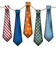 Men's Neck Ties on White Royalty Free Stock Photo