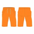 Men`s orange sport shorts