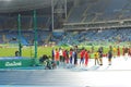 Men's Pole Vault at Rio2016 Royalty Free Stock Photo