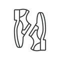 Men s Shoes icon line design. Men s, Boots, Footwear, Fashion, Style, icon vector illustrations. Men s Shoes editable