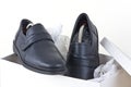 Men's shoes unpack Royalty Free Stock Photo