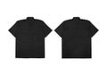 Workshirt black. Short sleeve work shirt black