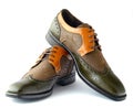 Men's Spectator Style Dress Shoes