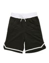 Men`s sport shorts clipping path isolated on white Royalty Free Stock Photo