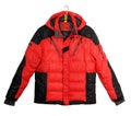 Mens sports down jacket Royalty Free Stock Photo