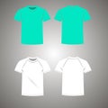 Men`s T-shirt set front and