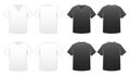 Men's T-shirt Templates-Series 1 Royalty Free Stock Photo