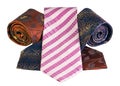 Men's Ties convolute Royalty Free Stock Photo