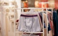 Men`s underwear in a boutique. Advertise, Sale and Fashion concept