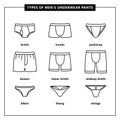 Men`s underwear pants