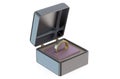 Men's wedding ring in jewelry box