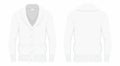 Men`s white cardigan