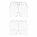 Men`s white sport shorts