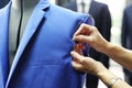 Men seamstress, a suit made to measure