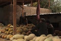 Men selling melons