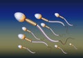 Men sperm Royalty Free Stock Photo