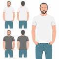 Men t-shirt design template