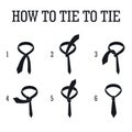 Men tie infographic, simple style Royalty Free Stock Photo