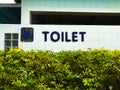 Men toilet sign in a school Royalty Free Stock Photo