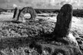 Men-an-Tol ancient stones Royalty Free Stock Photo